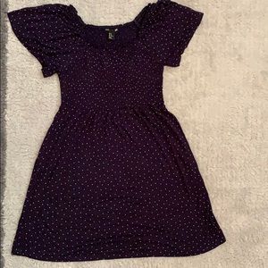 Navy Blue Maternity Dress